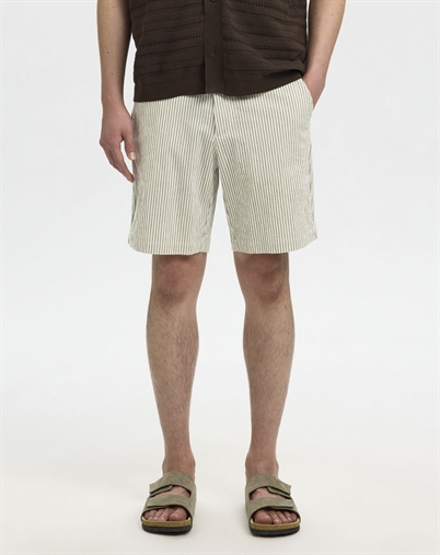 Selected - SLHRegular-Karl Seersucker Shorts - Deep Lichen Green 